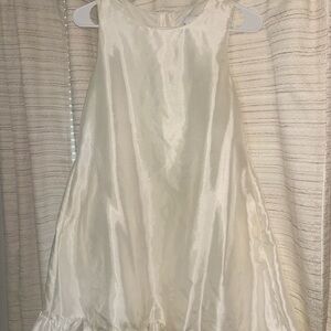 Mabel Ruffle satin dress